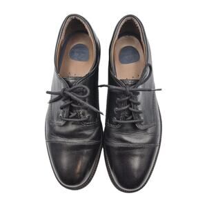 Dockers GORDON Cap-Toe Oxfords Mens 13M Black Leather Lace-Up Dress Shoes
